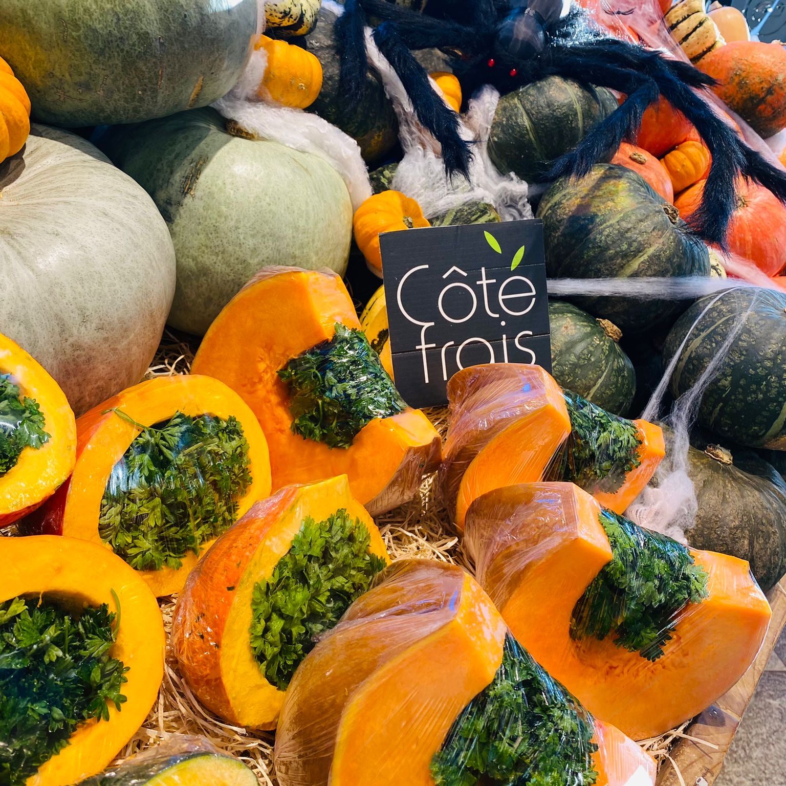 Courges potimarrons automne Côté Frais