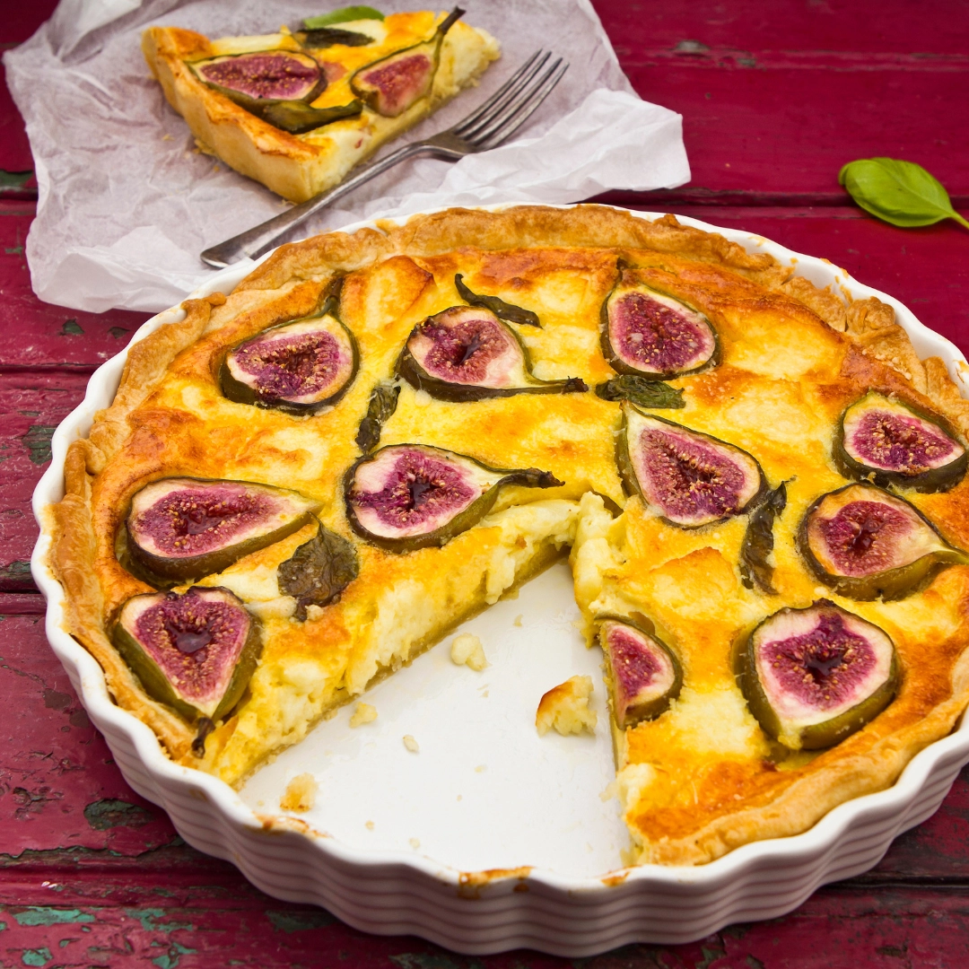 tarte figues chevre miel