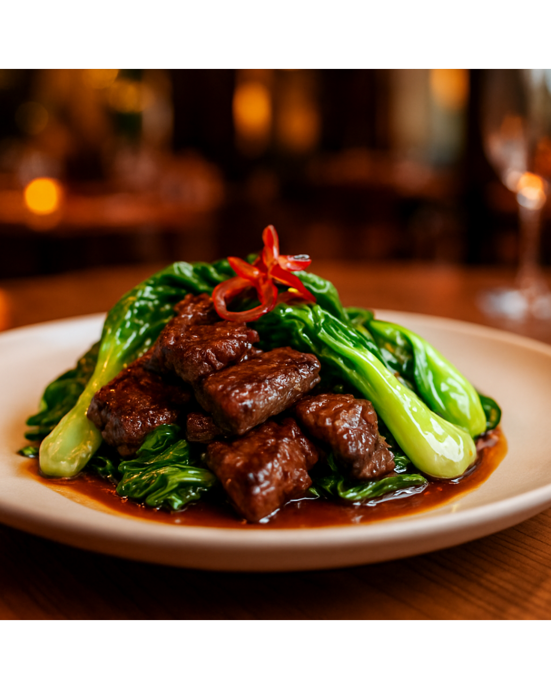 pak-choï au boeuf